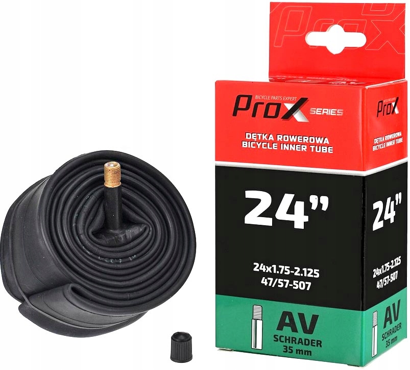 Prox Dętka Rowerowa 24" x 1.75 2.125 Av 35mm Zawór Auto