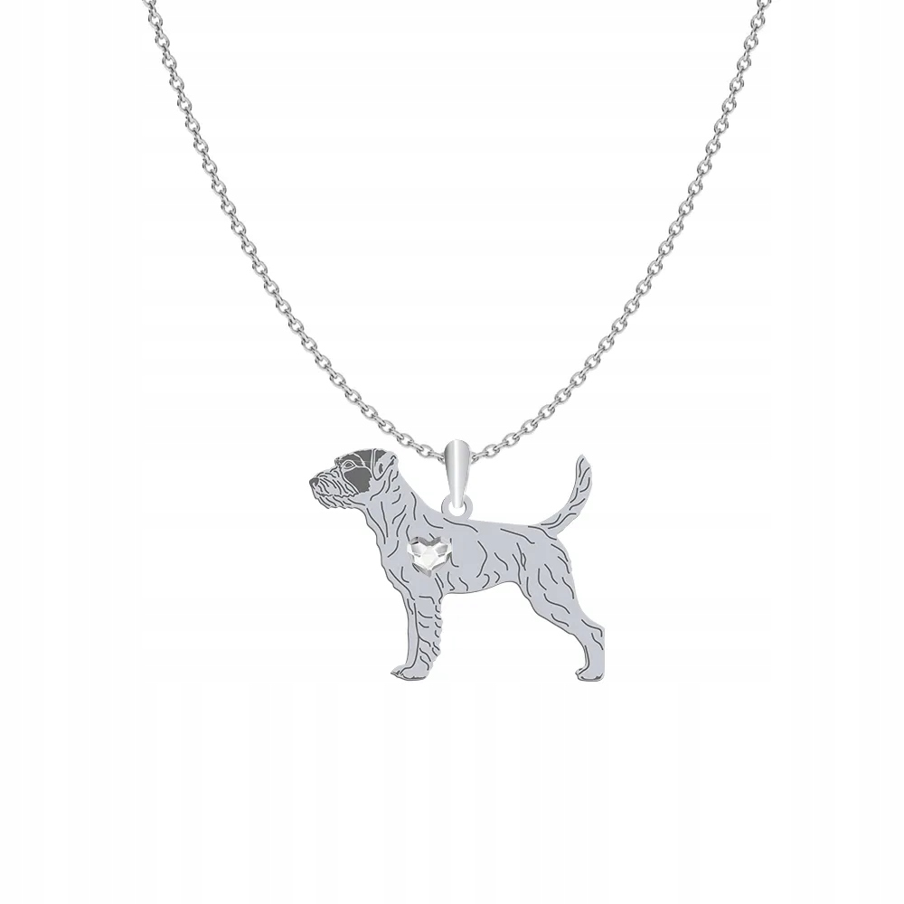 Stříbrný náhrdelník s psem Parson Russell Terrier 925 Dárek Žena Gravírování