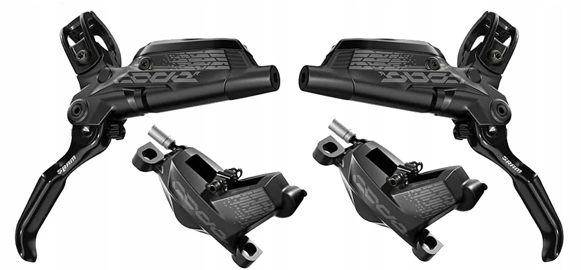 Hamulce Sram Code R 4-tłoczkowe tarczowe hydrauliczne 85cm 200cm przód tył