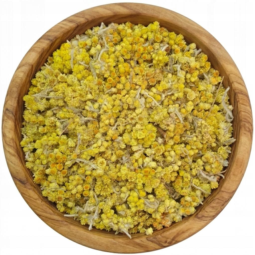 Kocanka kwiat susz Helichrysum arenarium na trawienie Mystic.Garden 1 kg