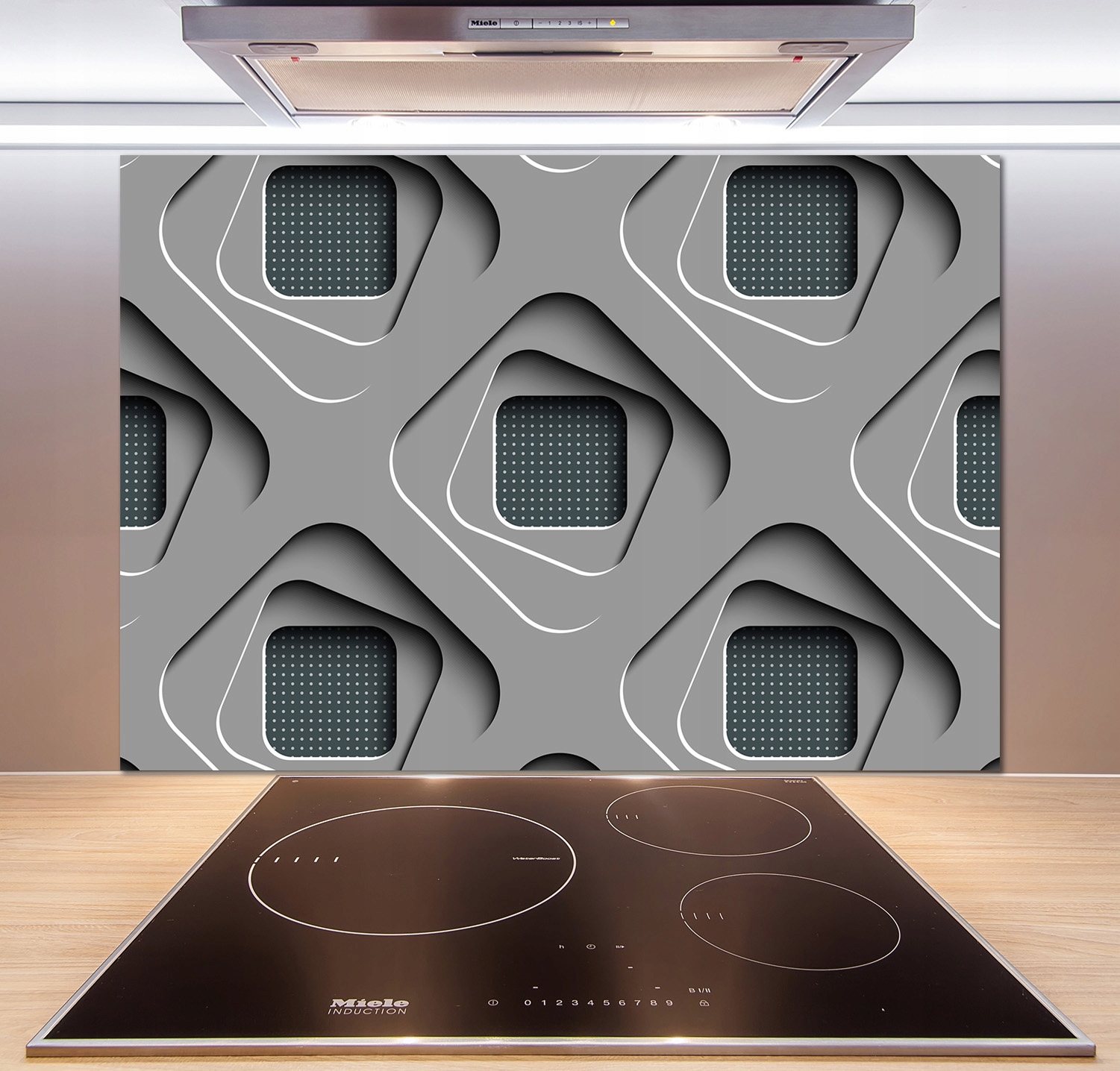 

Panel do kuchni Abstrakcja 3D 100x70 cm + Klej