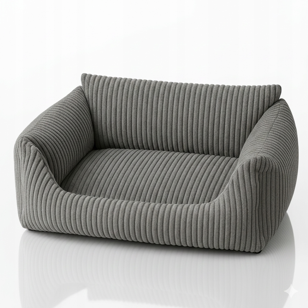 Levně Velké Pelíšek Pro Psa velikost L Potah J.šedá 60x80 cm