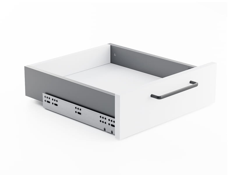 Aqbau šuplík DiBOX H89 L400 antracit s vodítky, nosnost 40 kg