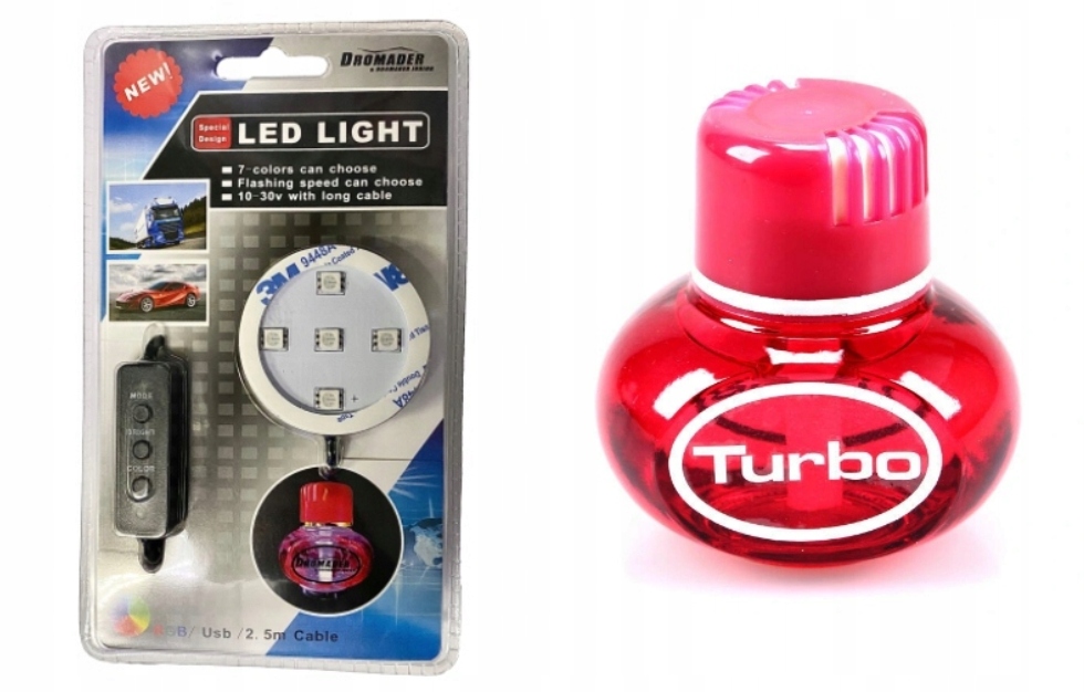 PODŚWIETLENIE LED POD POPPY ZAPACH AUTA TIR LAMPKA MULTIKOLOR
