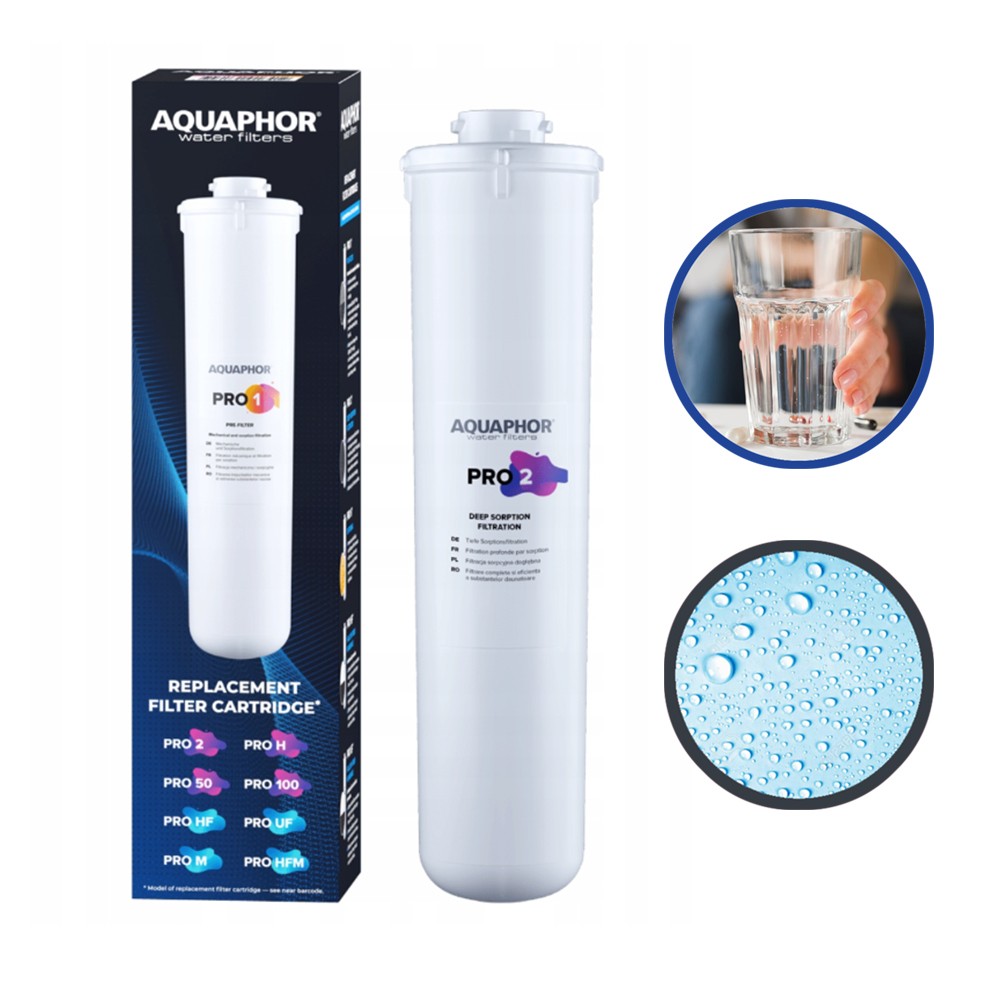 Wymienny Wkład do Filtra pod zlew Aquaphor Pro 2 na Toksyny i Alergeny