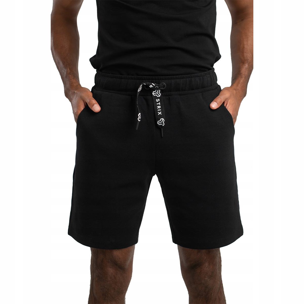 

Męskie Spodenki Treningowe Fitness Czarne Strix XX
