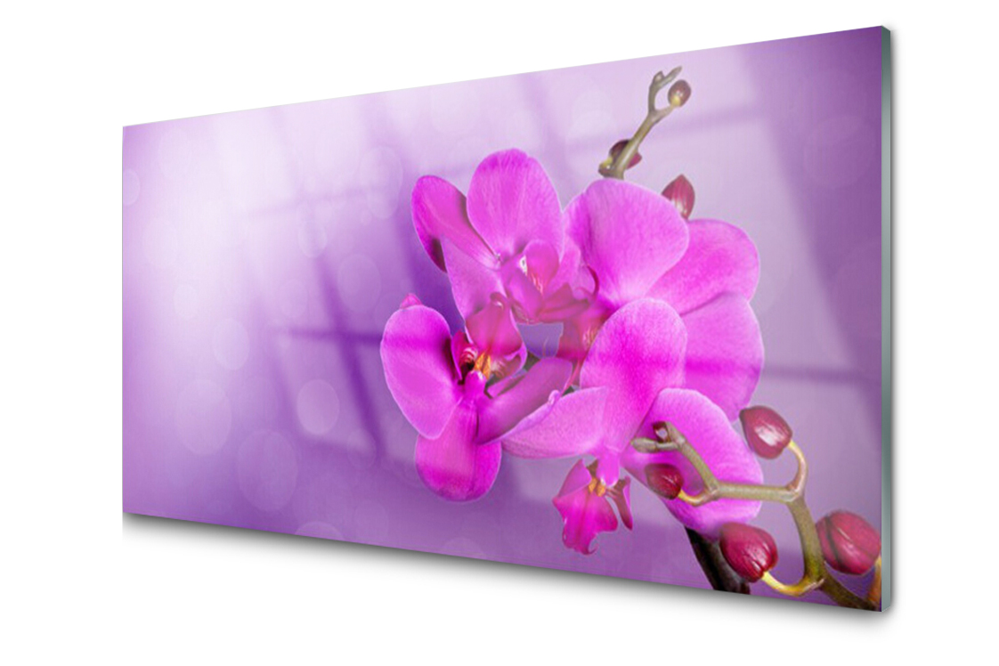 

Panel szklany Płytka Kwiaty Storczyk 120x60