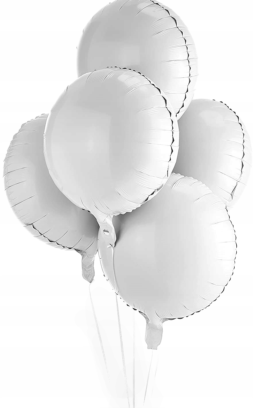 

Okrągłe balony kule Ślub dodatek do girland Białe
