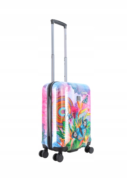 Malý kabinový kufr Saxoline Butterfly Nature S