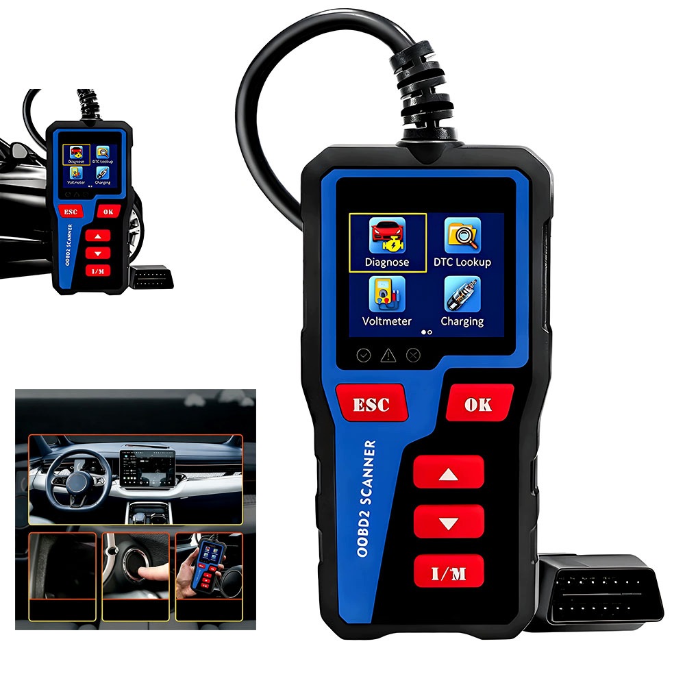 Tester diagnostického rozhraní OBD2 Pl Scanner Vylepšené menu
