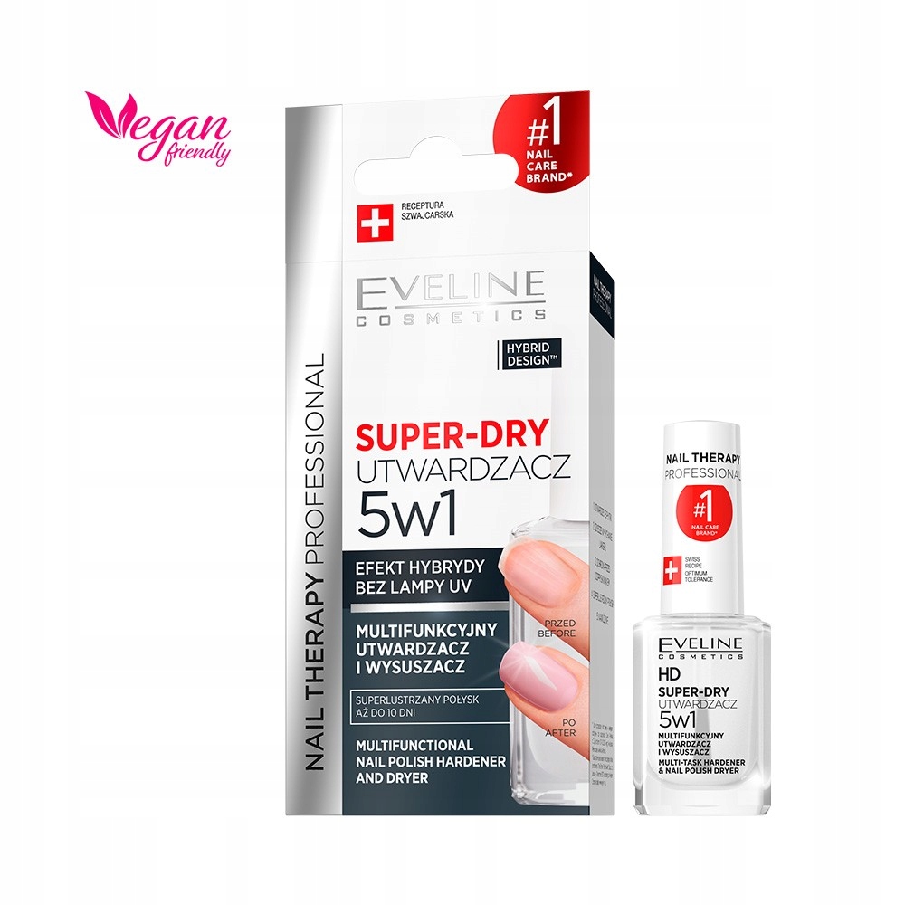 

Eveline Cosmetics Nail Therapy utwardzacz 5w1
