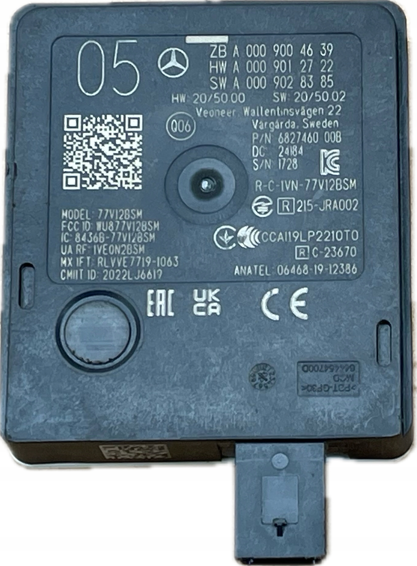MERCEDES CLA II C118 X118 RADAR SENSOR DISTRONIC A0009004639