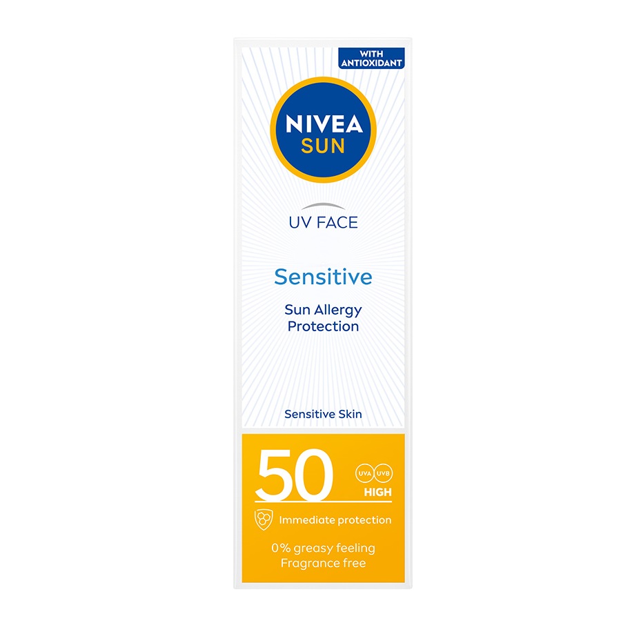 

Nivea Sun Sensitive krem do twarzy SPF50