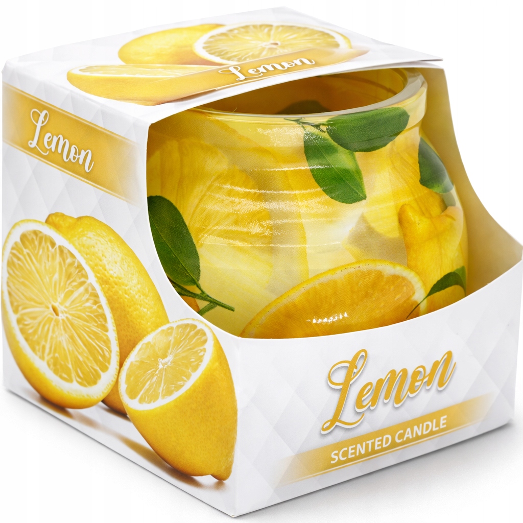 Świeca zapachowa parafinowa Miral 80 g LEMON Cytryna Cytrusowy