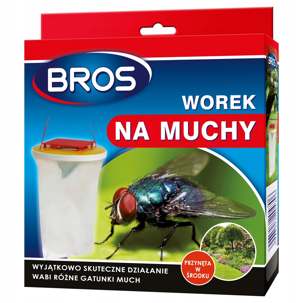 

Bros Worek na muchy atraktant Duży rozmiar