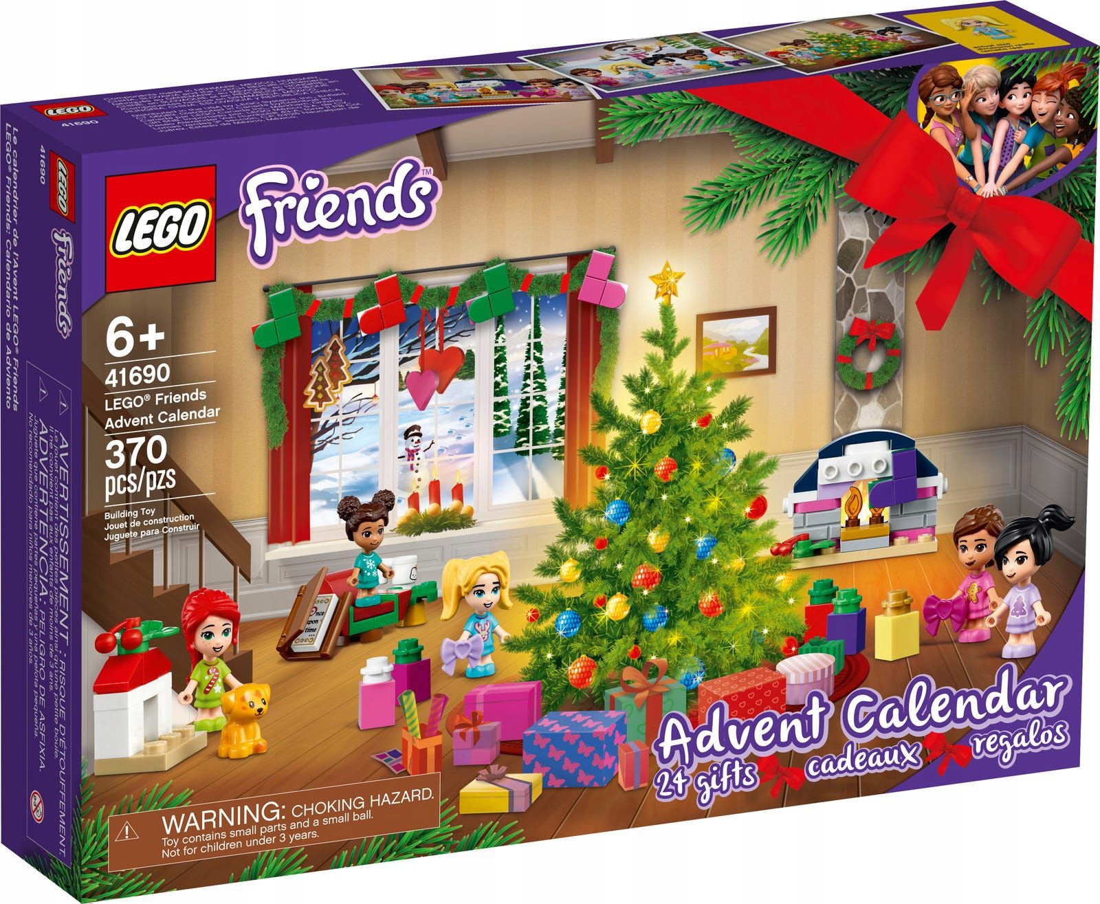 Адвент-календарь LEGO Friends 41131 2016, 218 деталей и мини-куклы Эмма и Наоми, от 5 лет — фото 7