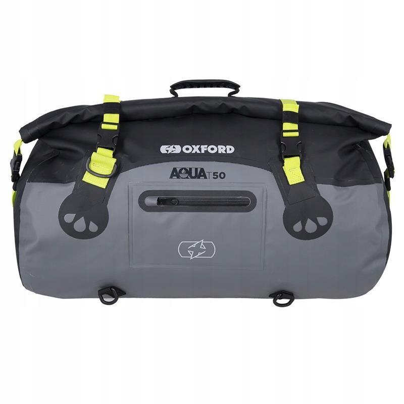 Taška Aqua T-50 Rollbag Vodotesná, Objem 50 L Čierna/šedá/žltá Fluo