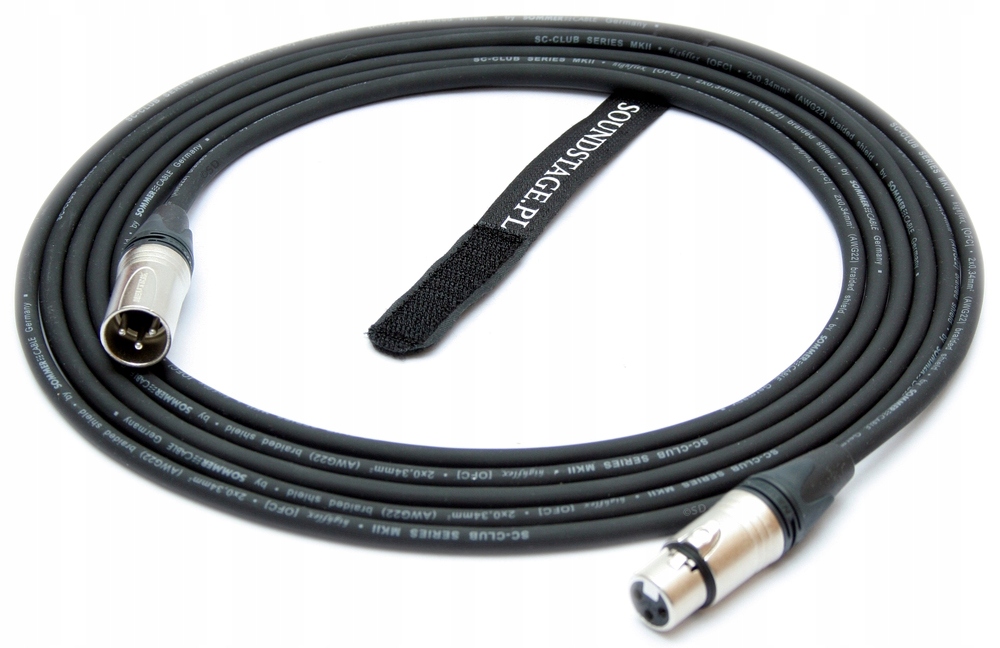 Przewód kabel mikrofonowy Xlr Sommer Neutrik 13M