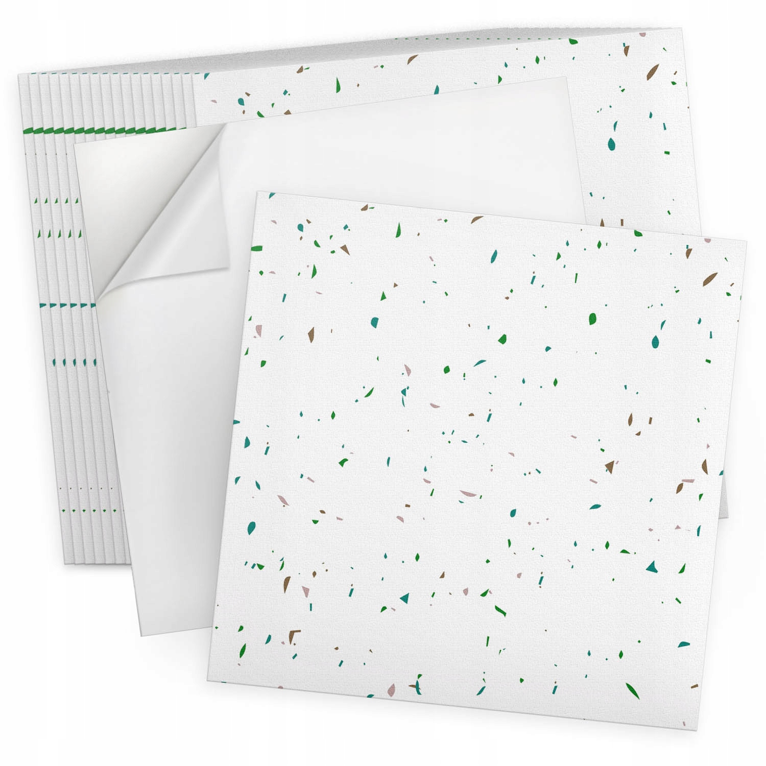 Balíček vinylových dlaždic 20 ks 20x20 cm Abstraktní vzor s skvrnami