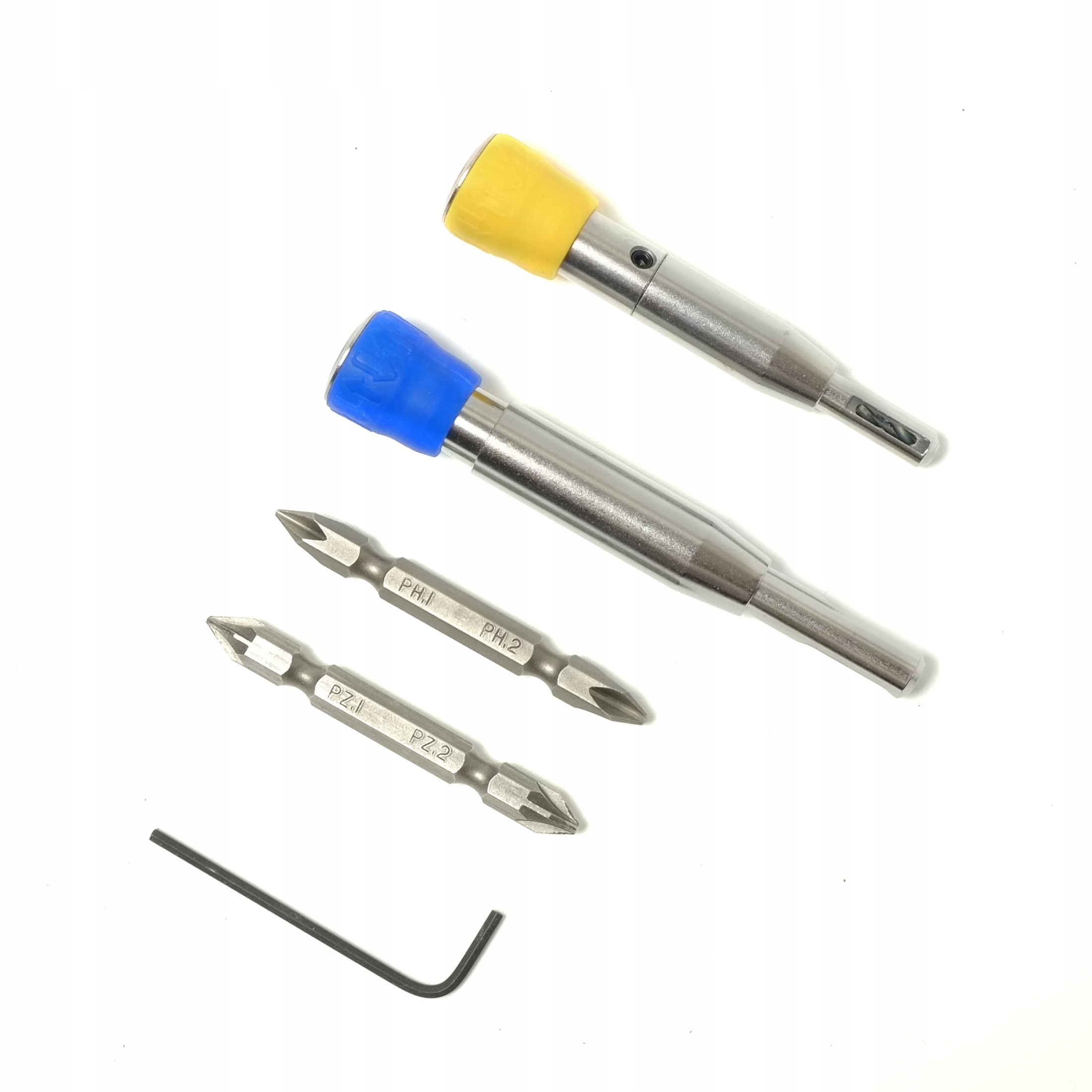 Wiertła samocentrujące 2 sztuki 2mm 3,2mm z bitami wygoda szybkość