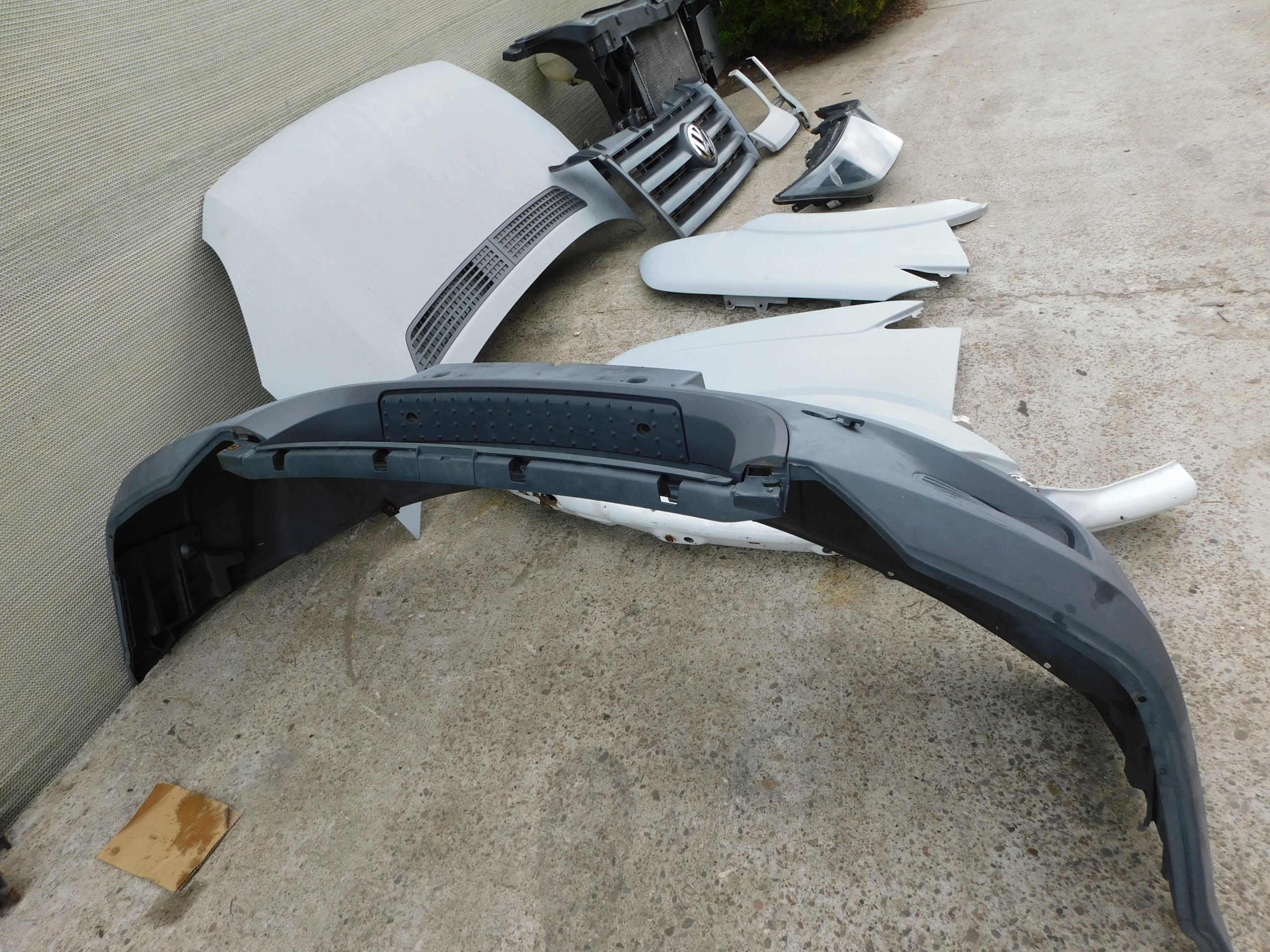 front complete bonnet bumper lights radiator VW Crafter 2.5 TDI 06-12r