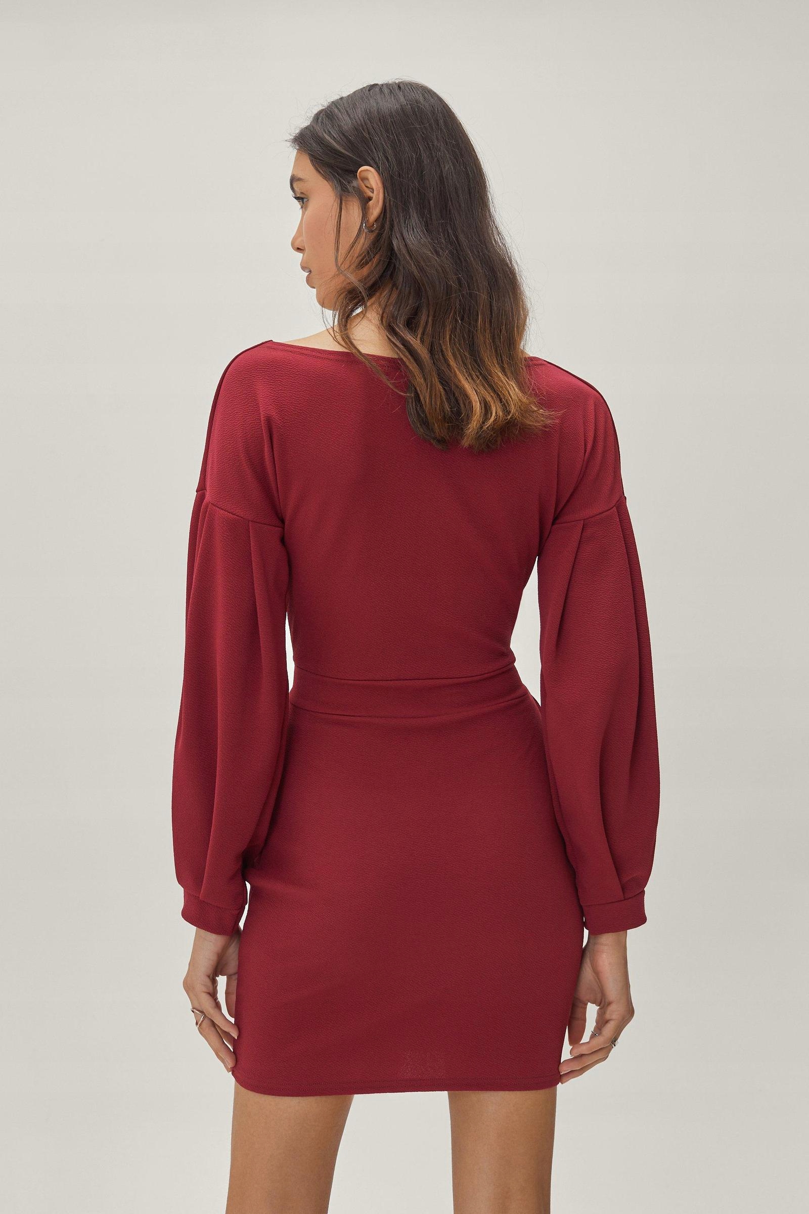 E6F09 MINI SUKIENKA Z PASKIEM NASTY GAL L Rozmiar L