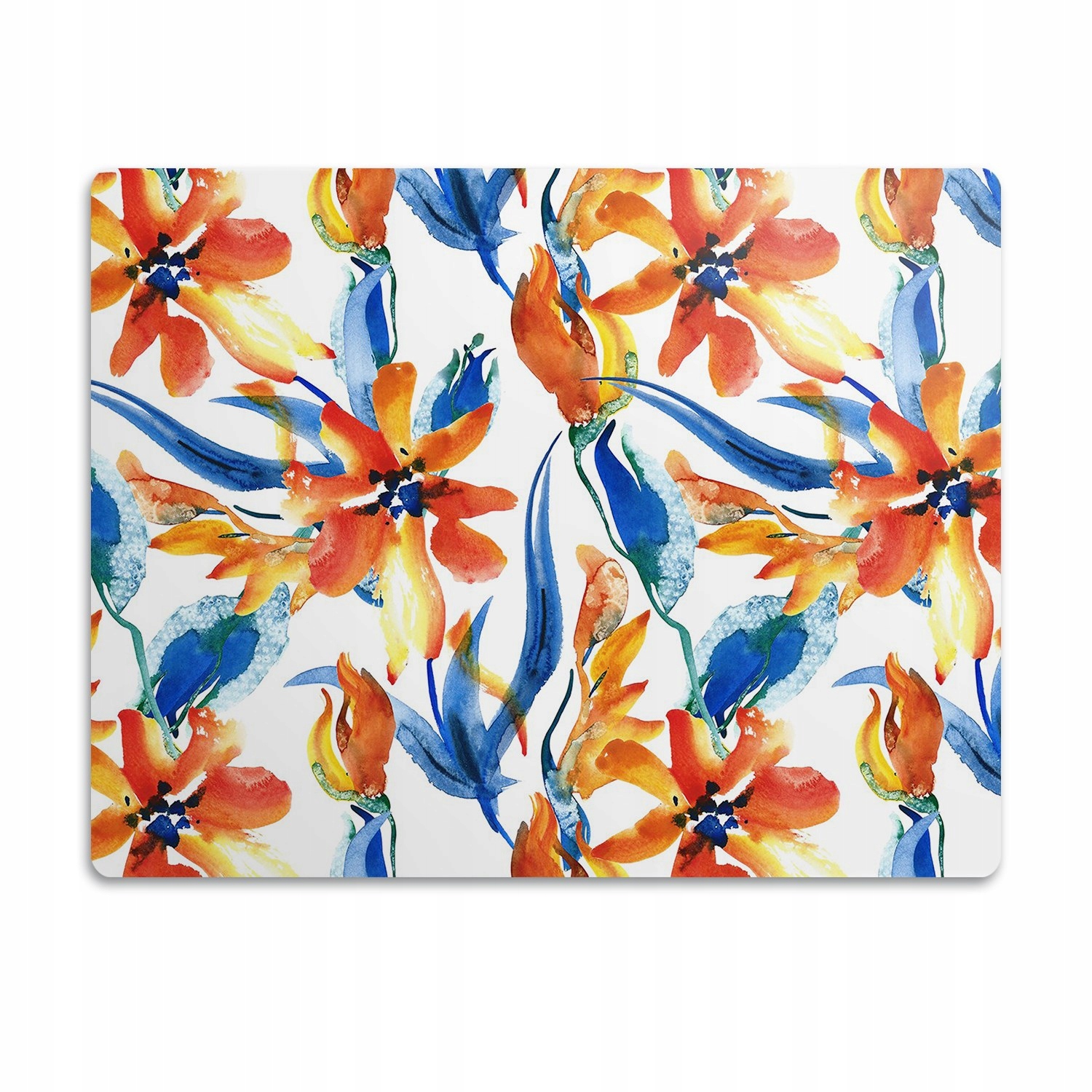 Levně Pro kočky podložka pod záchod Malované květiny 90x60 cm