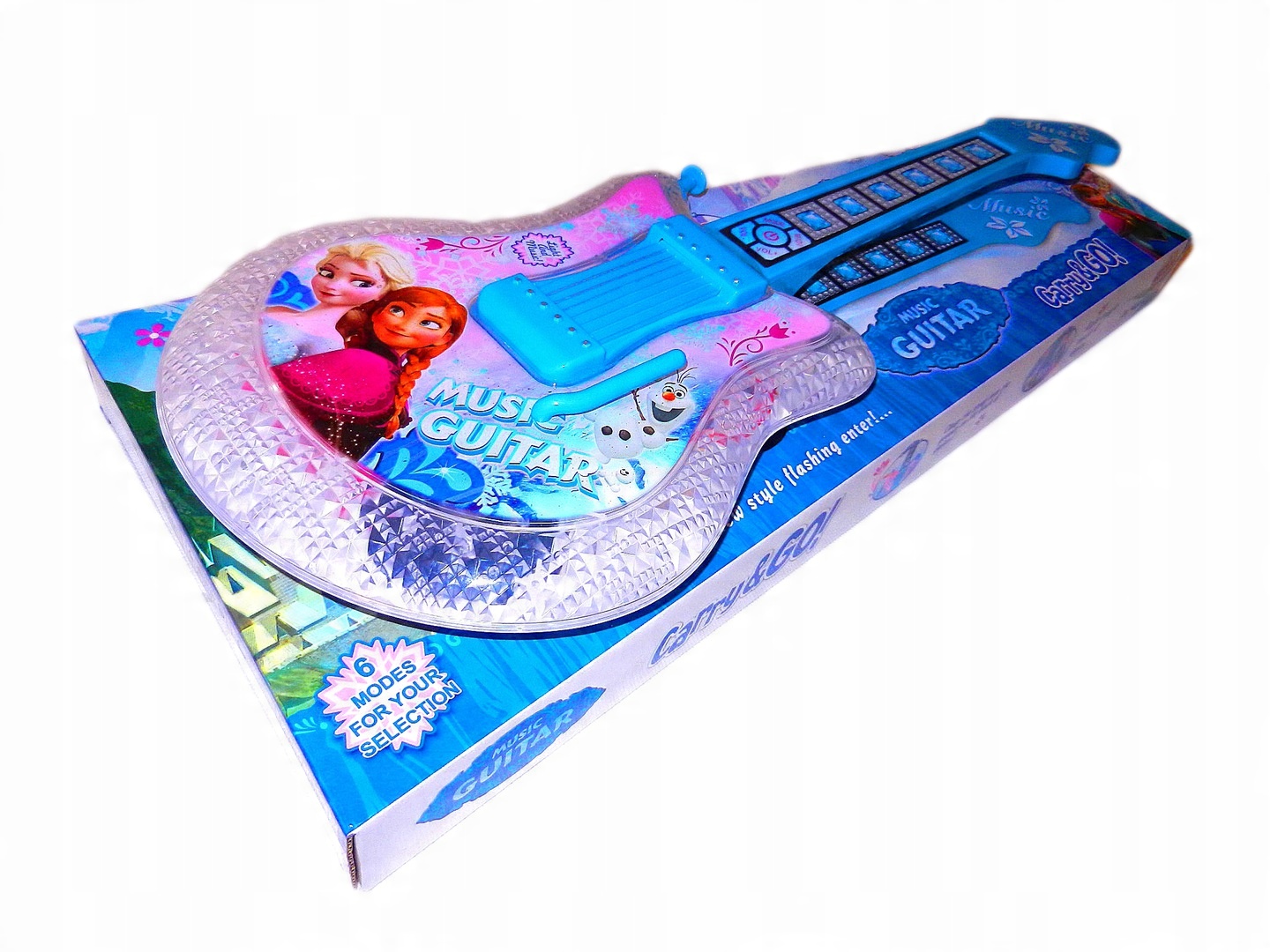 

Gitara elektryczna Frozen dotykowa Światło Dźwięk