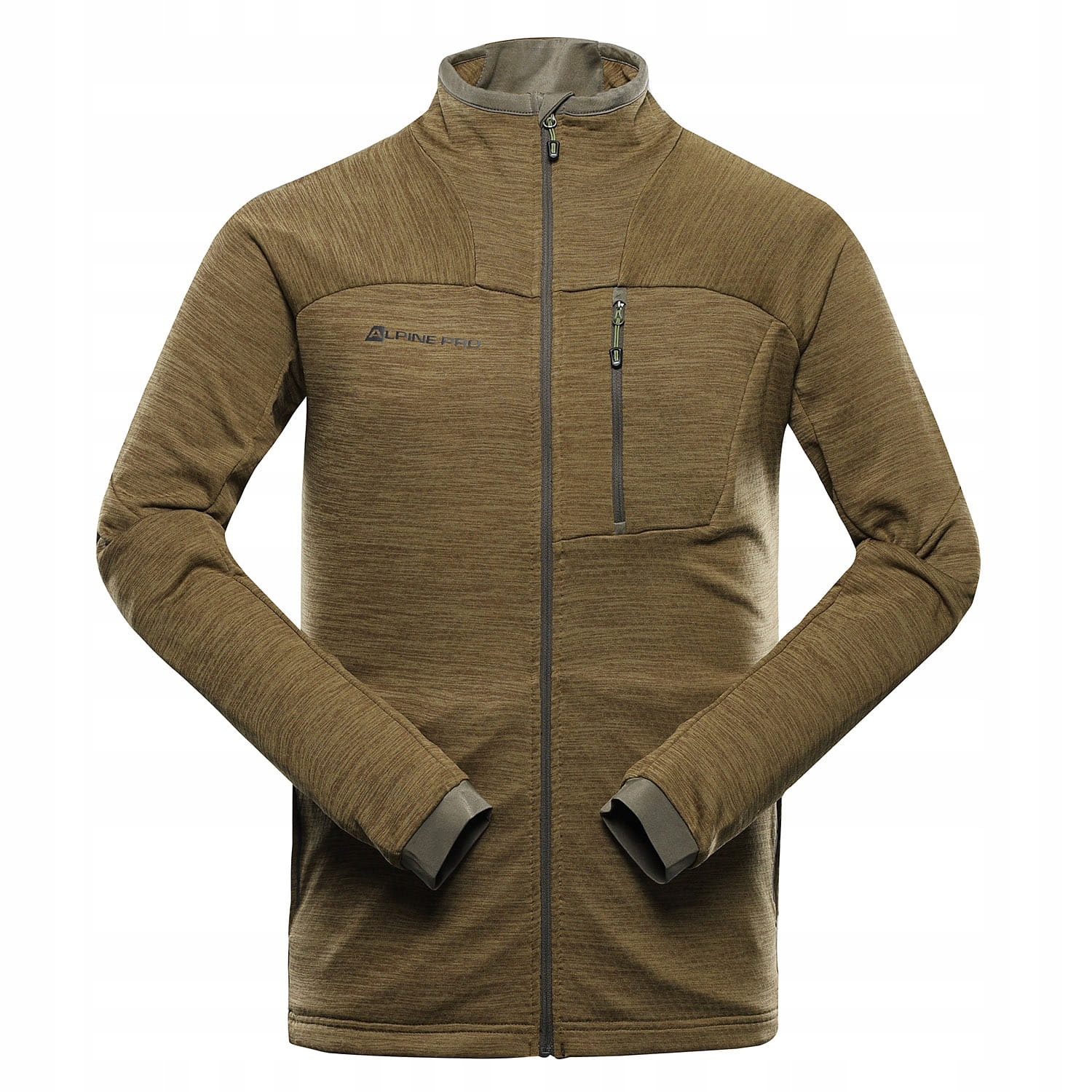 Bluza męska trekkingowa szybkoschnąca Alpine Pro Onnec 3 k.khaki r.L