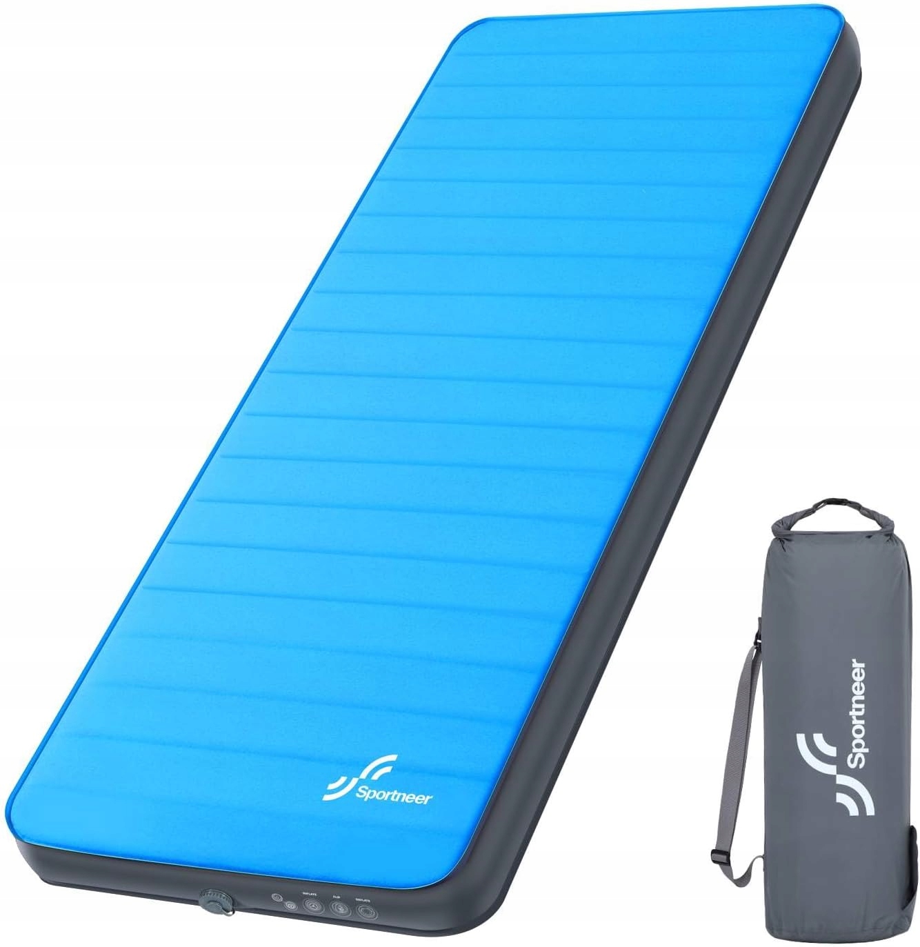 Samopompująca mata kempingowa materac do spania Sportneer 198x76 cm