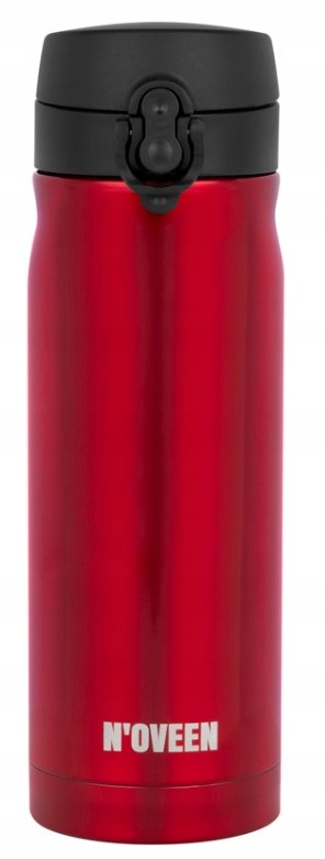 Termos Butelka Termiczna 400ML Szczelny N'oveen TB825 Red Czerwony