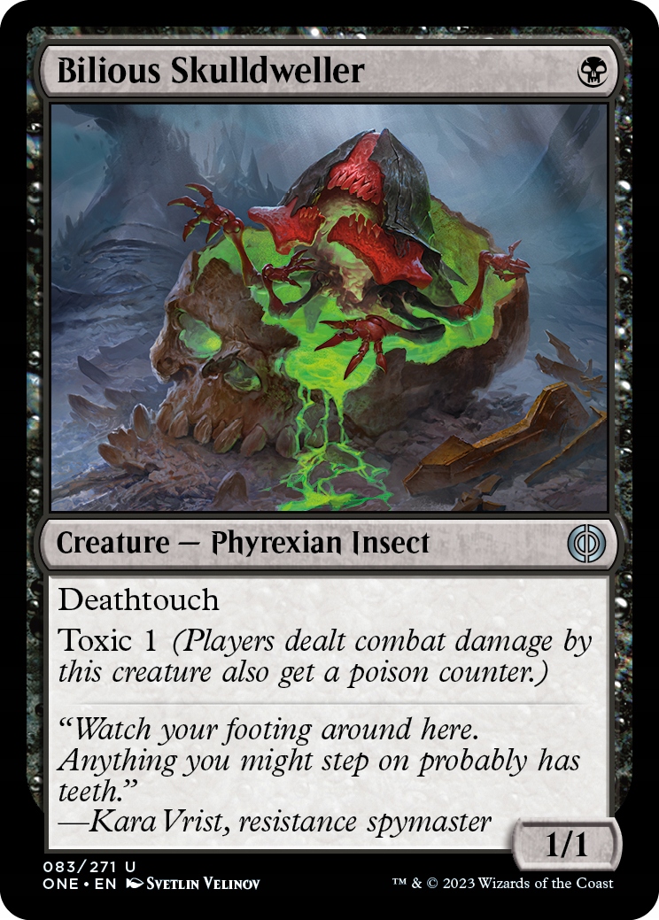 Mtg 2x Bilious Skulldweller (u)