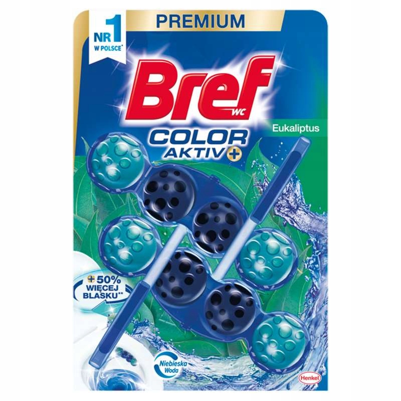 

Bref Color Aktiv+ Kostka Do Wc Eukaliptus 100 g
