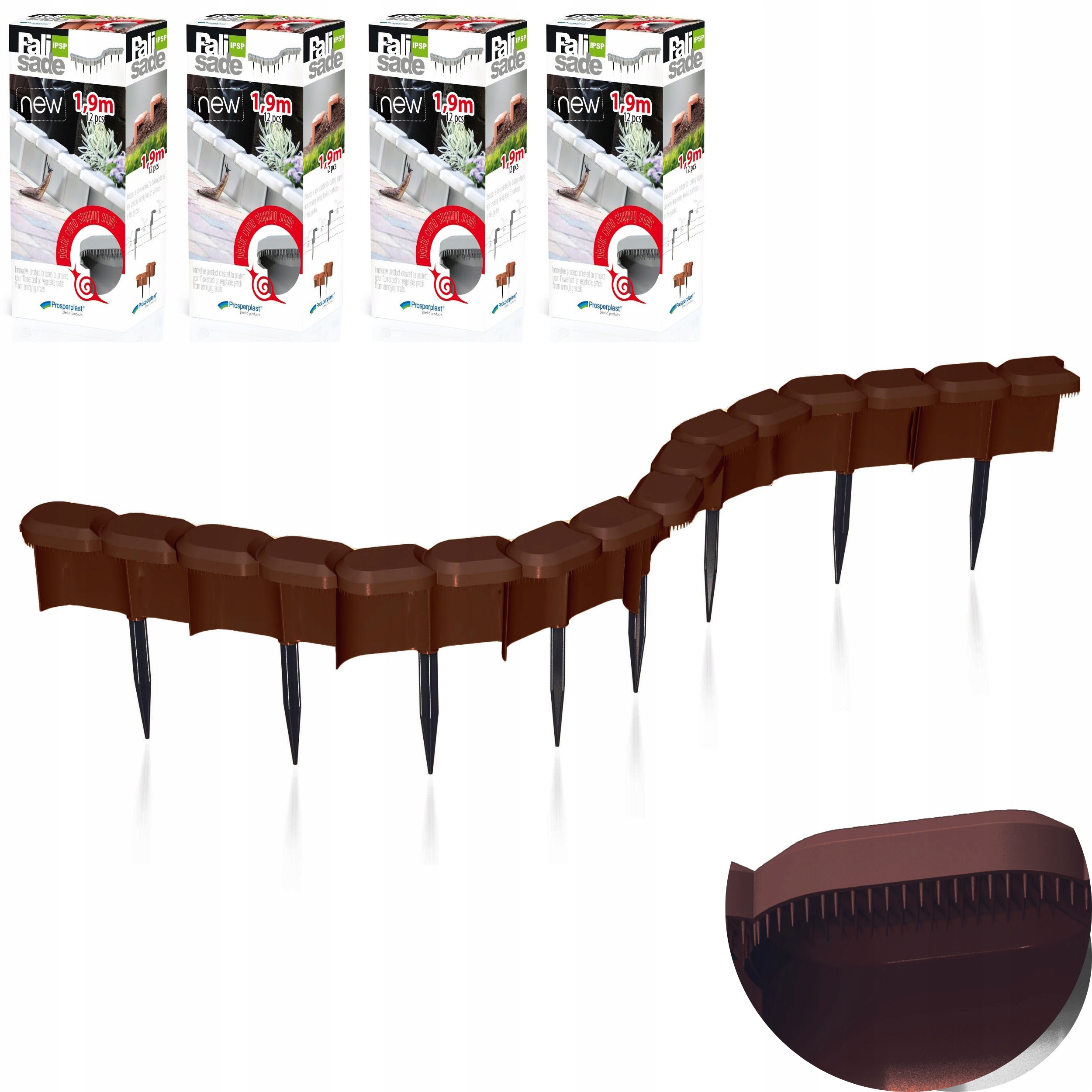 

Palisada ogrodowa stop ślimakom Snail Ipsp 7,6m