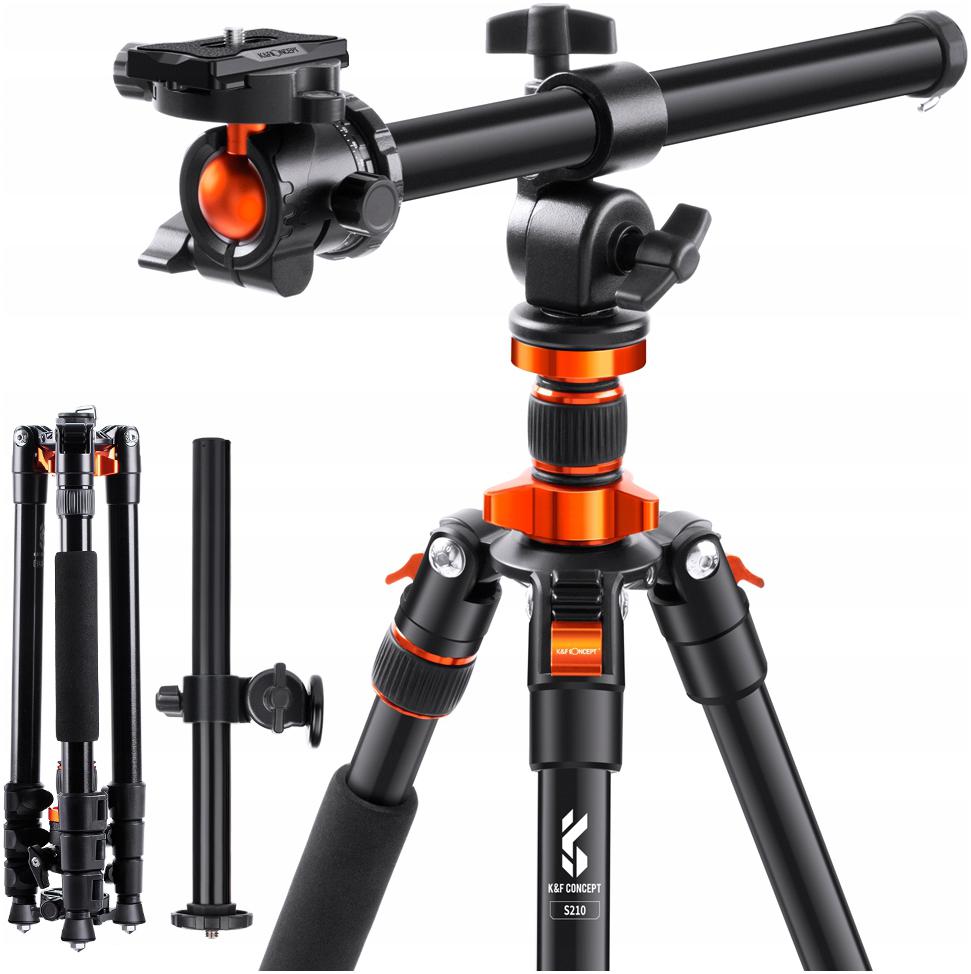Stativ Tripod Alu/mag 231CM K234A7 KF09.087V5 vysoký horizontální sloupek K&f