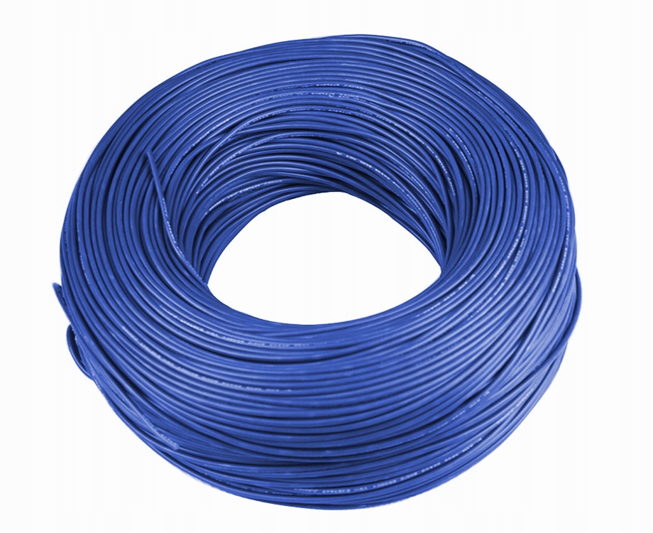 PRZEWÓD SILIKONOWY KOLOR NIEBIESKI 1x0,5mm 20AWG