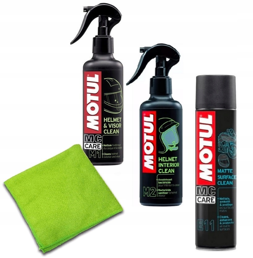 Motul: Súprava na čistenie prilby a motocykla
