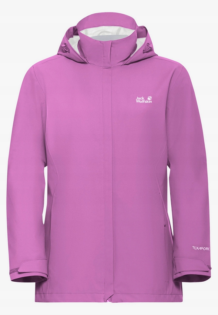 Damska Przeciwdeszczowa Kurtka Trailtime 2l Jkt W Foxglove XL