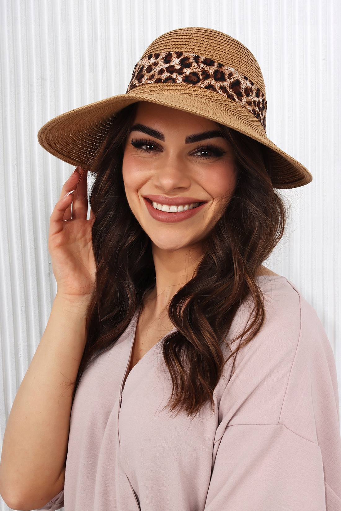 KAPELUSZ DAMSKI BUCKET SŁOMKOWY HAT LETNI PLAŻOWY WYGODNY KOBIECY KOLORY Materiał dominujący inny