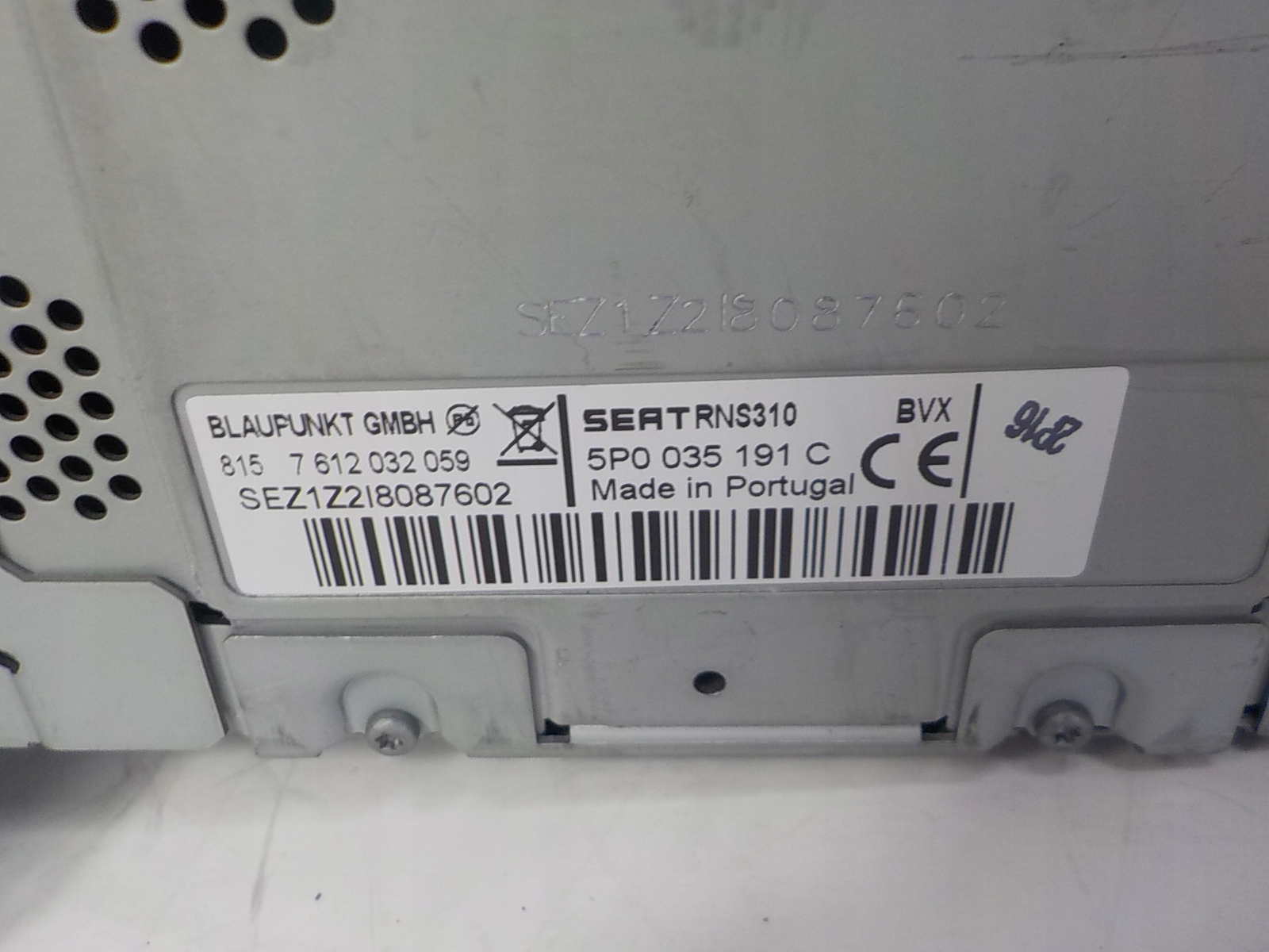 SEAT ALTEA LEON II RADIO Navigation 5P0035191C