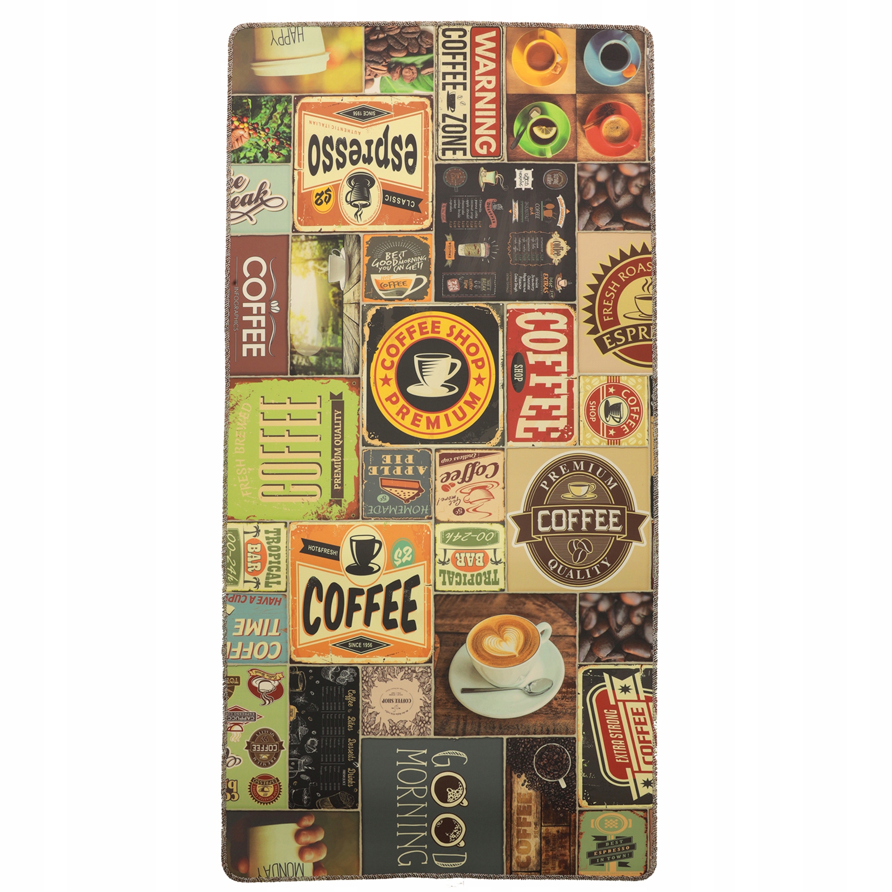 Koberec Do Kuchyně Měkký Kuchyňský Koberec Odolný Proti Skvrnám Vinylový 180 X 110 CM