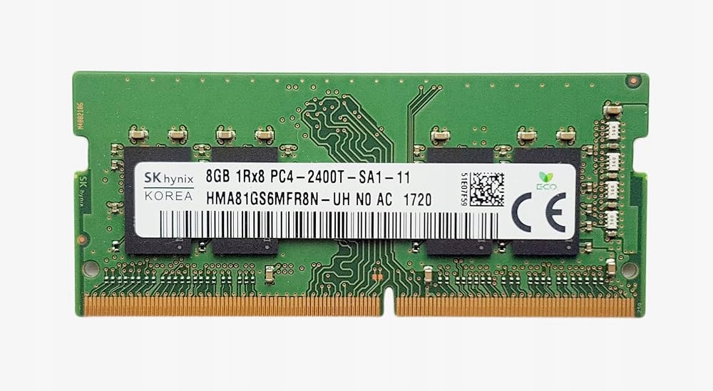 Nowa Pamięć Ram PC4 DDR4 Sk Hynix 8GB 2400MHz HMA81GS6MFR8N