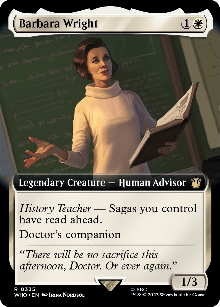 Mtg Barbara Wright *Extended-Art* (r)