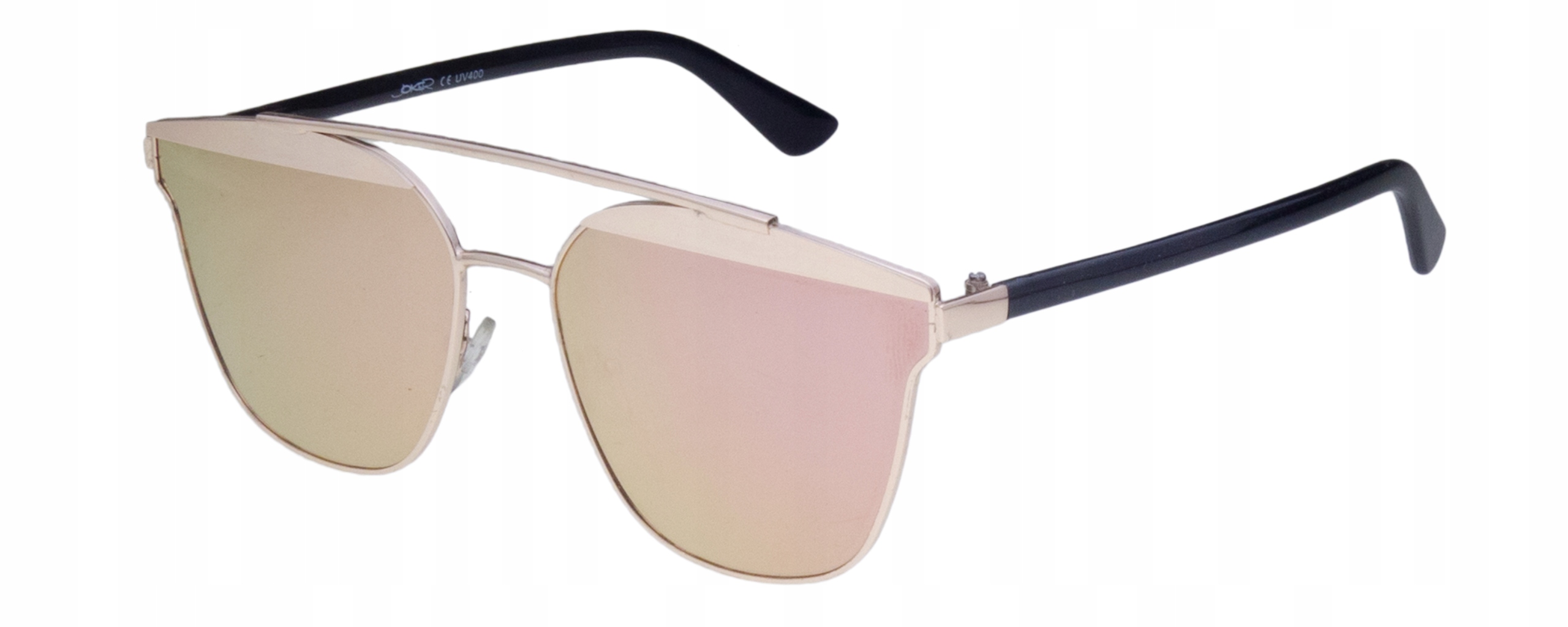 

Różowe damskie okulary przeciwsłoneczne nerdy