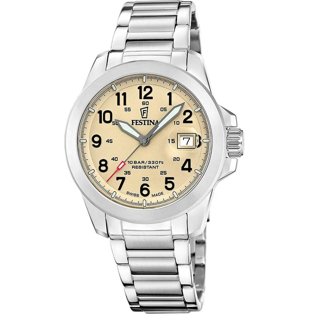 Pánské Hodinky Festina F20081-1 stříbrné