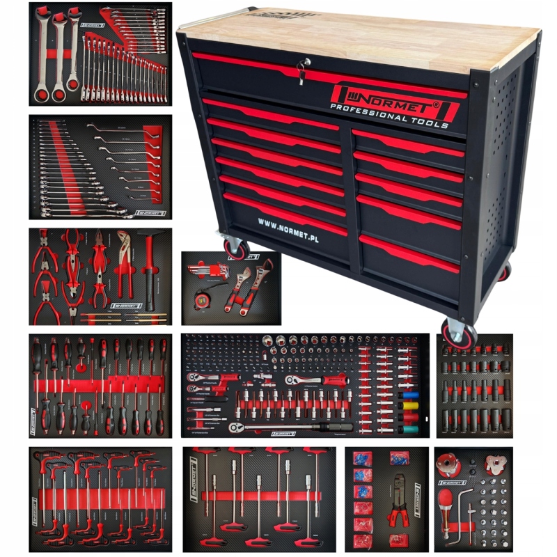 Тележка для инструментов 529 элементов NORMET