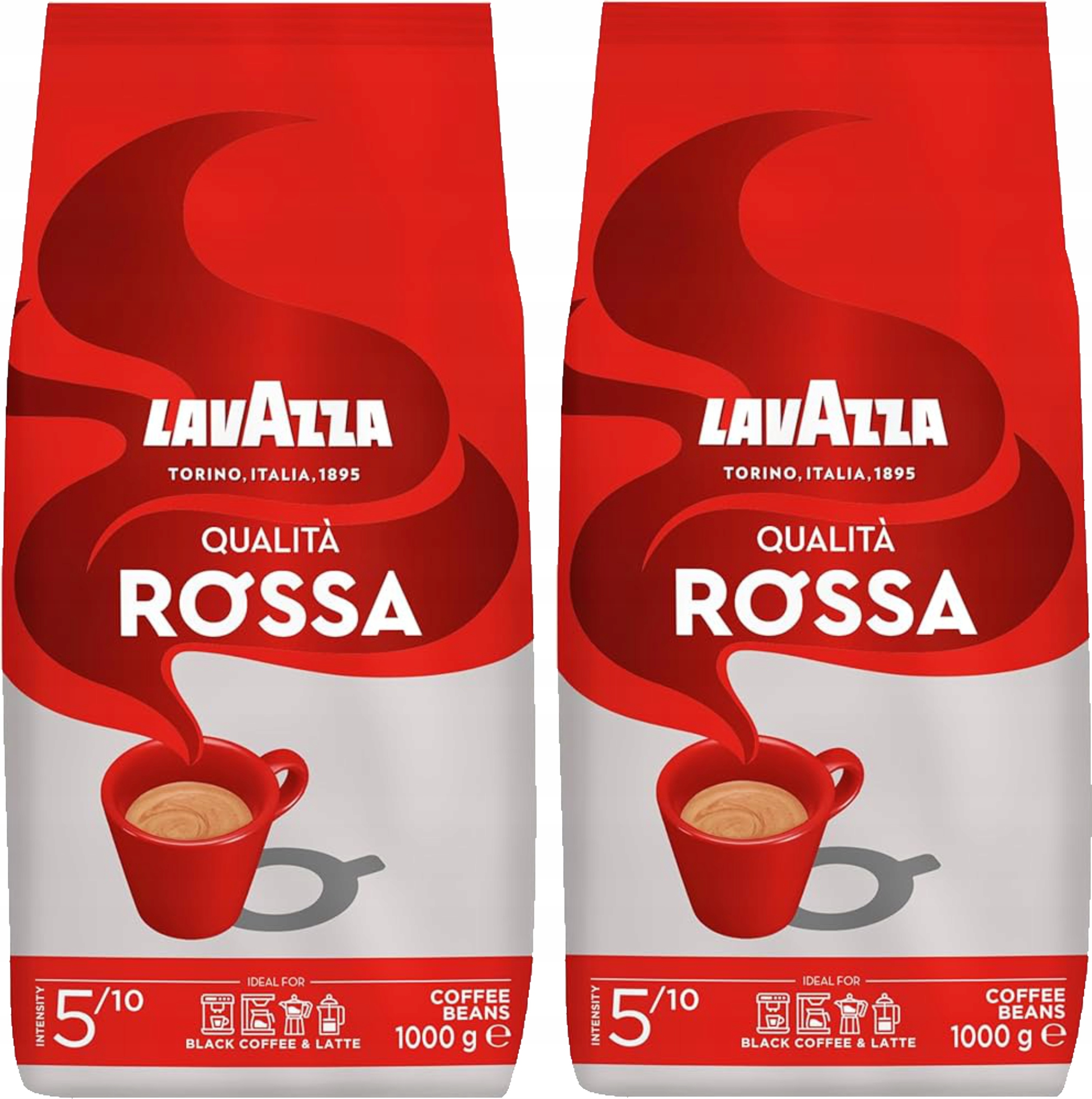 Kawa ziarnista Lavazza Qualita Rossa 2 x 1 kg