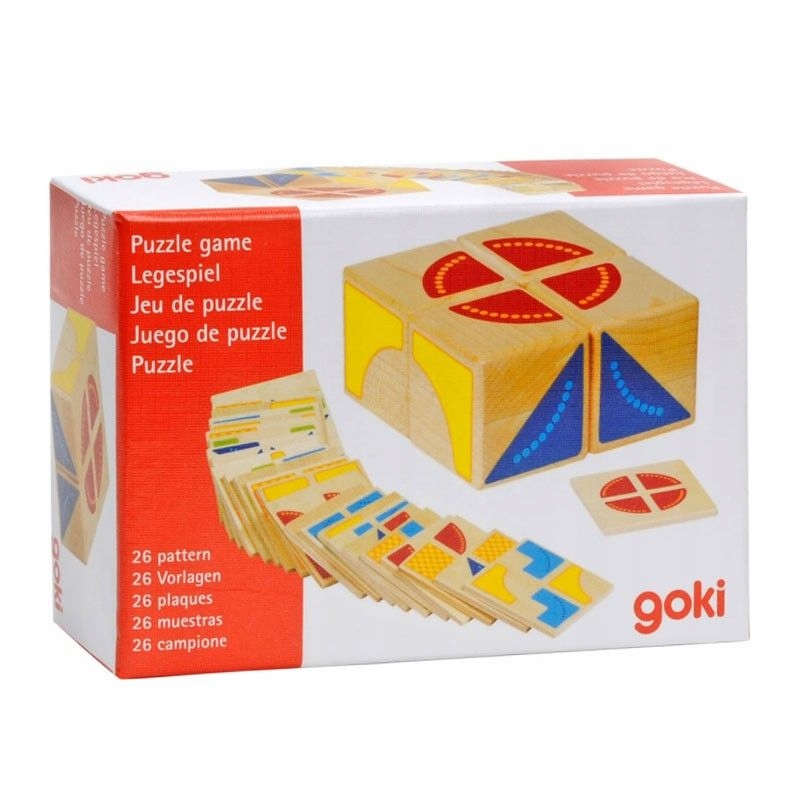 

Goki Kubus Puzzle Układanka Klocki Gra Sześcienna