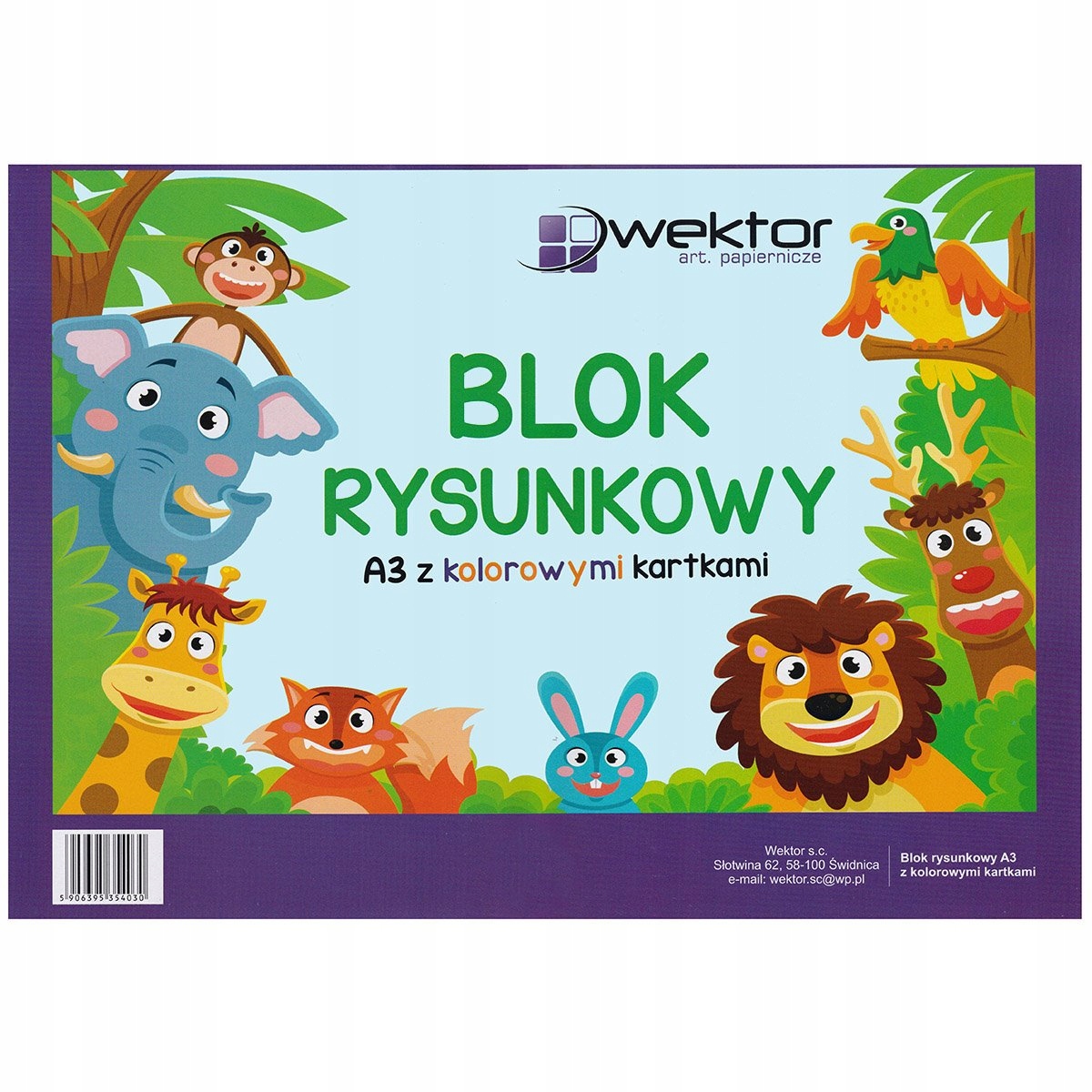 

Blok Rysunkowy Wektor A3 Kolorowy 16 kartek