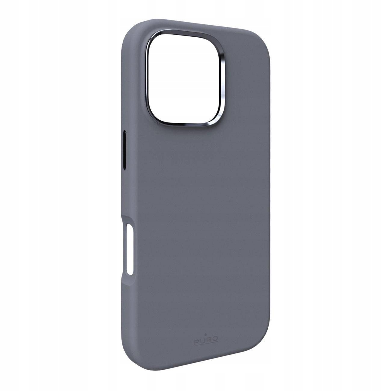 Etui Silikonowe Puro Icon Mag Pro Do Magsafe Do Iphone 16ProMax-Ciemnoszare